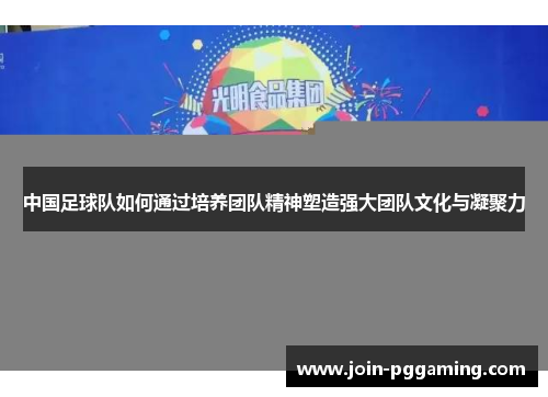 中国足球队如何通过培养团队精神塑造强大团队文化与凝聚力